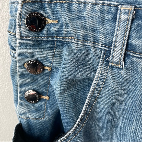 City Chic Over it all Overalls denim with distressing - Picture 8 of 11